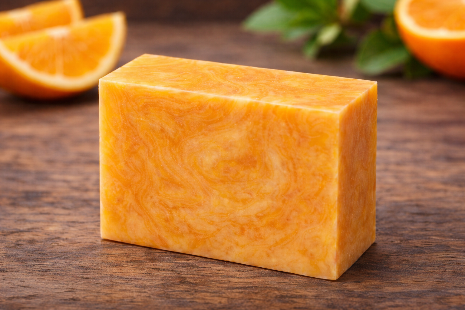 Handmade Orange Peel Soap - Image 2