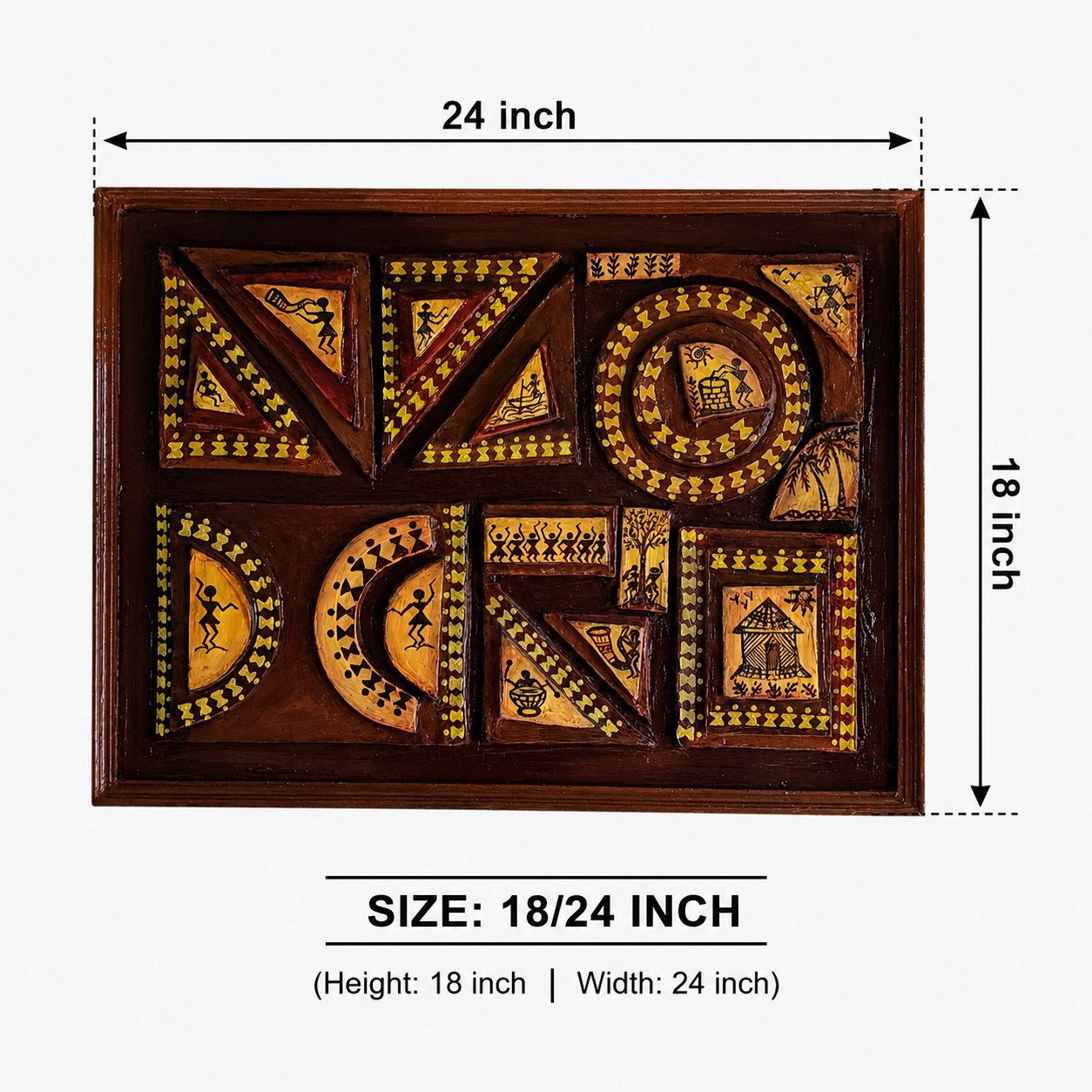 Wooden Wall Sculpture - Image 3